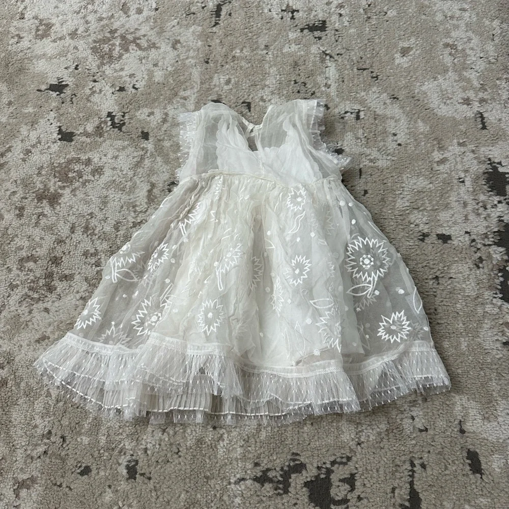 Stella McCartney Organza Flower Dress Size 24 Months